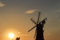 Sunset, Sibsey Trader Windmill, Sibsey village