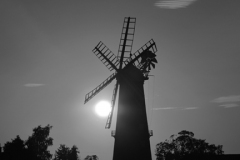 Sunset over Sibsey Trader Windmill, Sibsey village