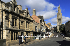 Architecture along St Marys Hill, Stamford