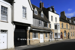 Architecture along St Marys street, Stamford