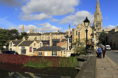 Autumn view over the Georgian town of Stamford