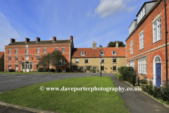 Georgian buildings around Folkingham village green