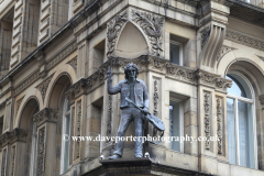 Statue of John Lennon on the Hard Day's Night Hotel