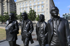 The Beatles statues, Pier Head, Liverpool