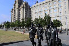 The Beatles statues, Pier Head, Liverpool