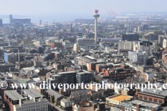 View of Liverpool city from the Anglican Cathedral