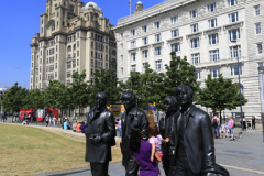 The Beatles statues, Pier Head, Liverpool