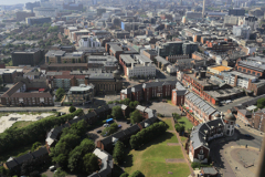 View of Liverpool city from the Anglican Cathedral