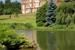 Gardens at the royal residence of Sandringham