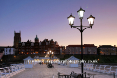 Dusk colours over the pier at Cromer town