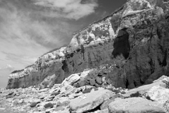 The beach and Brownstone Cliffs, Hunstanton