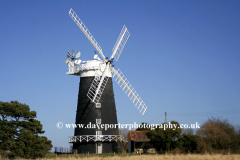 Sunset over Burnham Overy Staithe Windmill