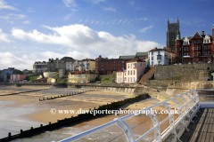 View over the promenade, Cromer town