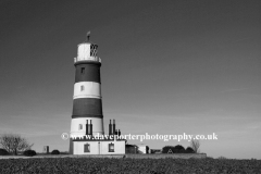 The colourful Happisburgh lighthouse