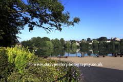 View of the Mere, market town of Diss