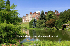 Gardens at the royal residence of Sandringham