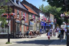 A street scene in the market town of Thetford