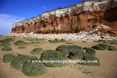 The beach and Brownstone Cliffs, Hunstanton