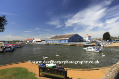 Boats at Potter Heigham village, river Thurne