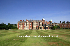 Gardens at the royal residence of Sandringham