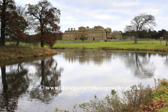 The Palladian Holkham Hall and gardens