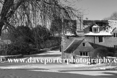 Winter snow; Duddington village