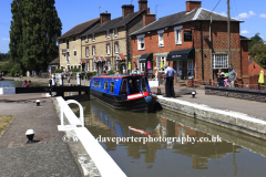 Narrowboats, Grand Union Canal, Stoke Bruerne