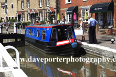 Narrowboats, Grand Union Canal, Stoke Bruerne