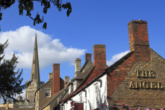 Street view of Oundle town