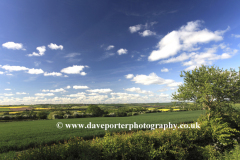 Summer, river Welland valley, Harringworth village