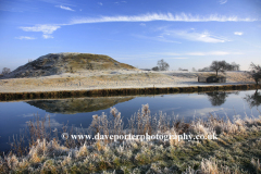 Winter Frost, River Nene, Fotheringhay Castle