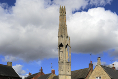 The Queen Eleanor Cross in the village of Geddington