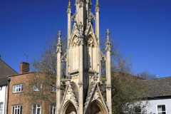 The Queen Eleanor Cross in the village of Geddington