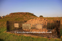 The remains of Fotheringhay Castle