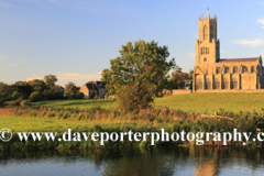 St Marys Church, river Nene, Fotheringhay