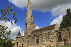 St Lawrence church, Stanwick village