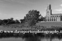 St Mary and all Saints church, river Nene, Fotheringhay