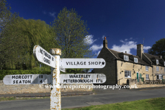 Spring, the village green at Barrowden village