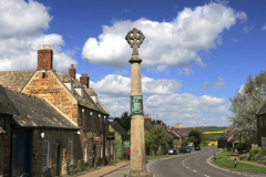 Summer view, Rockingham village