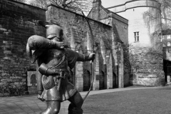 Robin Hood Statue outside Nottingham Castle