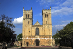 The Priory church in the market town of Worksop