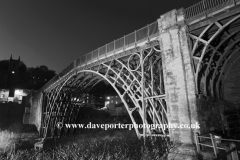 The bridge over the river Severn, Ironbridge town