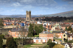 St Laurences parish church, Ludlow town