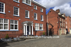 Exterior of Ludlow College, Ludlow town