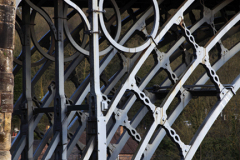 The bridge over the river Severn, Ironbridge town