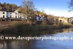 The bridge over the river Severn, Ironbridge town