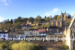 The bridge over the river Severn, Ironbridge town