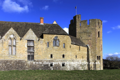 Stokesay Castle manor house, Craven Arms village