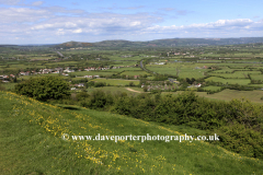 The Somerset levels from Brent Knoll