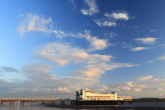 Sunset, Victorian pier at Weston Super Mare